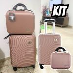 Kit Mala de Bordo mais Frasqueira Rígida ABS – Gladiador A7