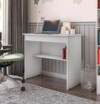 Escrivaninha/Mesa de Computador com 1 Gaveta e Prateleira