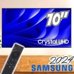 Smart TV 70” 4K Samsung Crystal 70DU8000
