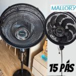 Ventilador de Coluna Mallory Athos 140W, Silencioso, Com Hélice de 15 pás