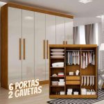 Guarda-roupa Casal Malibu 6 Pt