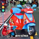 Bang Toys Moto Elétrica Scooter Patrulha Canina 6v Recarregável