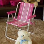 Cadeira Infantil Alta Alumínio Rosa