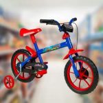 Bicicleta Infantil Verden Jack Azul e Vermelha – Aro 12 com rodinhas
