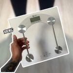 Balança Digital de Banheiro 180 KG Vidro