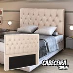 Cabeceira Estofada Casal Box Queen Milão 160cm