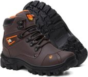 Bota Masculina Em Couro Para Trabalho