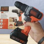 Black Decker Furadeira e Parafusadeira VRR com 2 velocidades, Furadeira de Impacto 360 RPM a 1.400 RPM