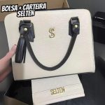 Bolsa Feminina Transversal Kit Com Carteira