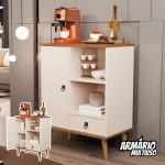 Armário Organizador Pequeno Multiuso Cozinha