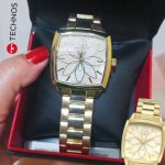 Relógio Technos Feminino St.moritz Dourado
