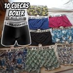 Kit Cuecas Box Boxer 10 Peças