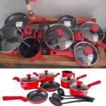 Conjunto Panelas Indução Cerâmico Pratic Cook Red 10 Pç Mimo