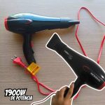 Secador de Cabelos SC-41 Turbo Potência de 1900W Com Revestimento Tourmaline Íon