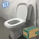 Kit Bacia com Caixa, Assento Polipropileno e Complementos de Instalação Like