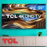 Smart TV 55” LED TCL 55P755 Wi-Fi Bluetooth – 3 HDMI 1 USB