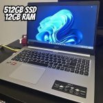 Notebook Acer Aspire5 A515-45-R36L AMD Ryzen7 5700U 12GB RAM (AMD Radeon) 512GB SSD 15.6” LED IPS Full HD