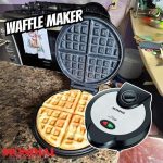 Waffle Maker, Mondial, Preto/Inox, 1200W