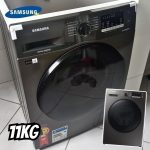 Samsung Lavadora de Roupas Digital Inverter Porta Black WW11T Inox 11kg 110V