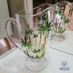 Jarra de Cristal Palm Tree Handpaint 1,5L – Wolff