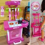Cozinha Infantil Brinquedo C/ Som e Luz Princess Replay Kids