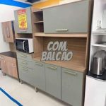Cozinha Compacta Demóbile Select com Balcão – Nicho para Micro-ondas 6 Portas 2 Gavetas