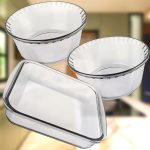 Marinex Clássica Suflê conjunto assadeiras 3 peças