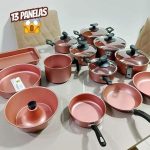 Conjunto Panelas 13 Peças Teflon Antiaderente Frete Gratis