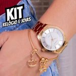 Relógio Mondaine Feminino Original Barato + Kit Joias Brinde
