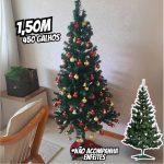 Árvore De Natal 1,50cm Pinheiro Luxo 450 Galhos