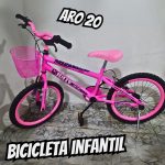 Bicicleta Infantil Colli Bike Jully 107-19d Aro 20 Com Cesta