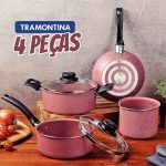 Jogo de Panelas Tramontina Turim 04 Peças
