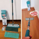 Mop Plano 3 EM 1, Limpeza Pesada, Úmida e Tira Pó Flash Limp