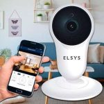 Câmera de Segurança Wi-Fi Compatível com Alexa, HD 720p ESC-WY3, Elsys