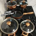 Ceraflame Conjunto Panelas de Cerâmica Duo Smart 5 Peças Cobre