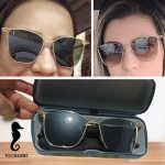 Óculos de Sol Feminino Proteção UV Polo Marine M-HT23 + Case