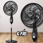 Ventilador de Coluna 30cm Turbo, Mondial, Preto/Prata, 50W, 110V