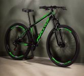 Bicicleta Aro 29 Aço Carbono Ksvj Freios Disco Suspensão 21v