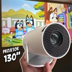 Projetor Smart 4k Portátil Wifi 1080p Hd Hy300 Bluetooth Usb
