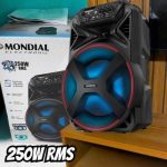 Caixa De Som Amplificada Bluetooth 250w Cm250 Mondial