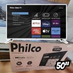 Smart TV 50 Philco PTV50G7PR2CSB 4K Roku TV Led Dolby Audio