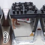 Fogão 4 Bocas Dako Magister Style Com Mesa Vidro Bivolt