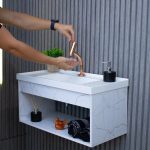 Gabinete Banheiro Em Mdf + Cuba Pia – Zoff Riverzza