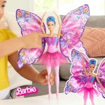 Barbie Fantasia, Boneca Bailarina e Borboleta com Transformação 2 em 1