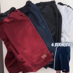 Kit 4 Bermudas Shorts Moletom Masculina Academia by ZRC