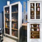 Estante Para Livros Ditália 2 Portas Vidro E-957 Cor:branco