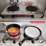 Fogão Elétrico Fast Cook Due, Mondial, Inox, 2000W, 110V