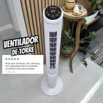Ventilador De Torre Silencioso De 127 V De Chão Com Controle