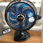 Ventilador de Mesa 40cm Super Turbo, Mondial, Preto/Azul, 140W