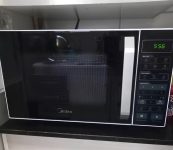 Micro-ondas 27l Branco E Preto Midea Led Mxsa27p1 110V